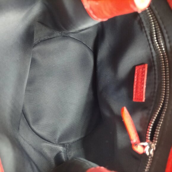 Burberry Red Leather  Shoulder Bag mon625-101025 - Picture 11 of 16